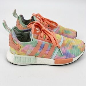 Adidas NMD_R1 Tie Dye Boost Running Sneakers Women's 7
